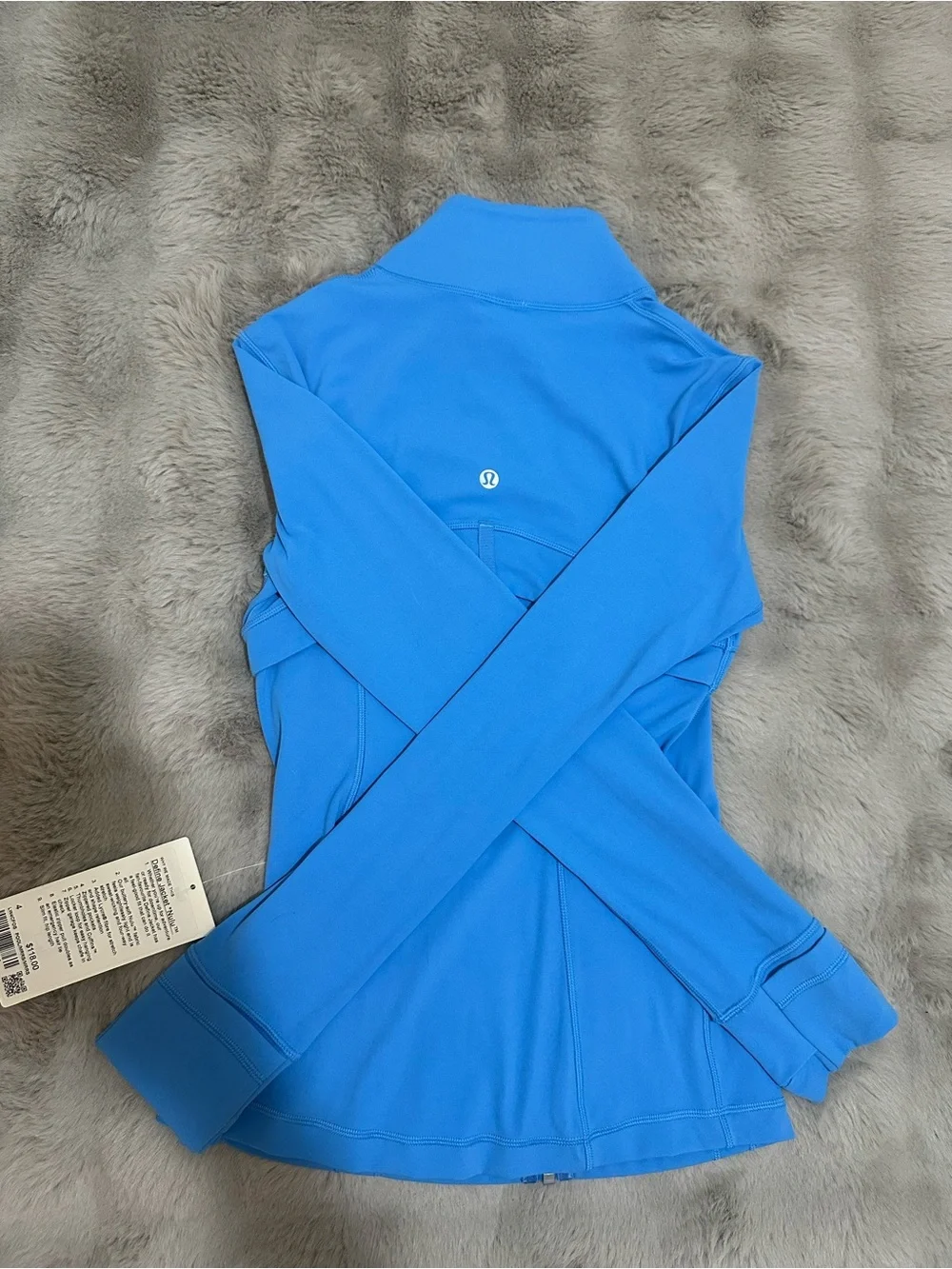 NWT Lululemon Define Jacket Nulu Size 4 Pool /Mirror Silver - Picture 5 of 5